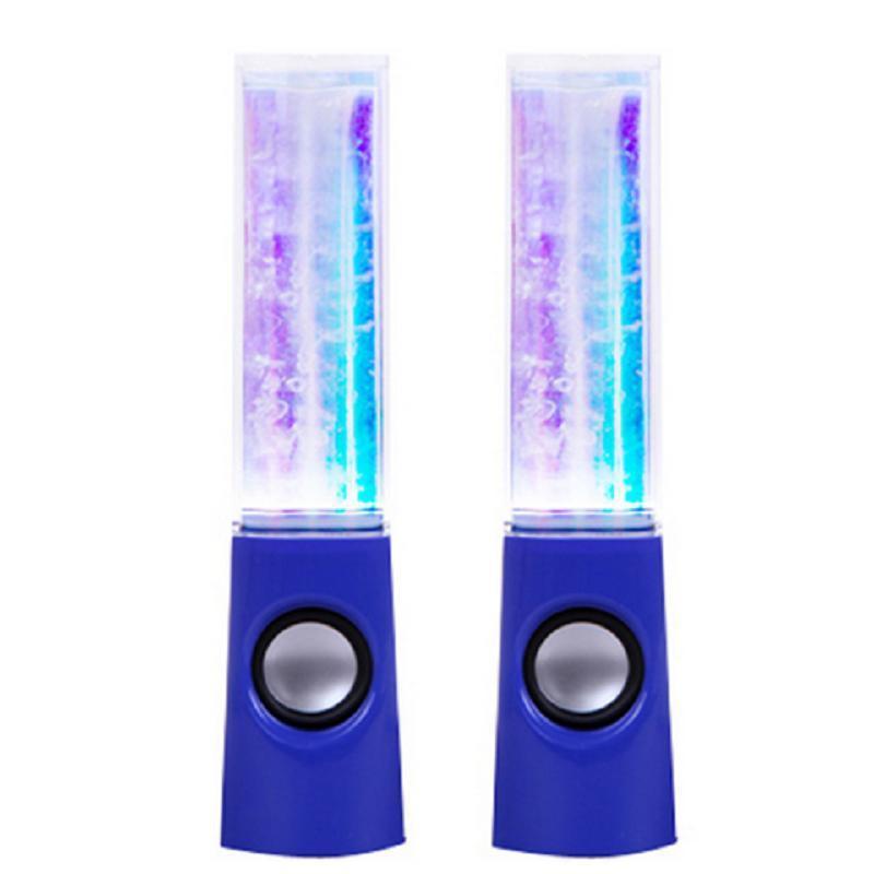 Best-Selling Cross-Border Square Water Dance Speaker with USB Cable and Music Fountain LED Color-Changing Lights—Supports Drop Shipping