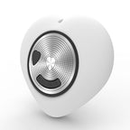 Cyboris Bluetooth 5.0 Floating Bluetooth Speaker with Waterproof, Multi-Color LED Lights and TWS Heart-Shaped Design