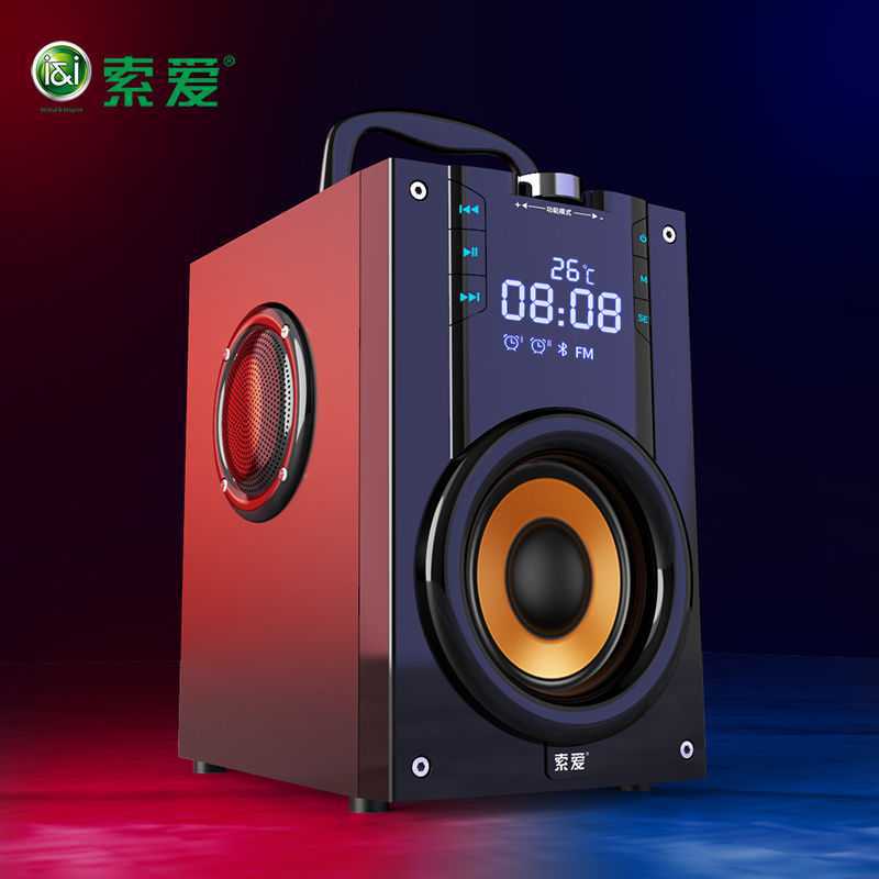 Sony Q22 Wireless Bluetooth Speaker with High-Power Subwoofer—Perfect for Singing, Square Dancing, Small Computers, Karaoke, and Payment Systems