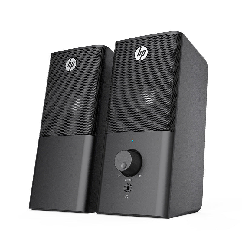 HP DHS-2101 Desktop-Style Home USB Speakers, Wired 2.0 Speaker System, Laptop Speakers