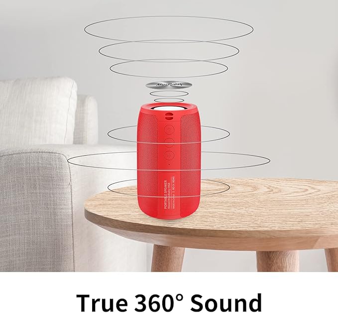 Bluetooth Speaker, MusiBaby Wireless, Waterproof, Portable Speaker, Dual Pairing