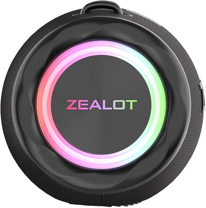 ZEALOT 80W Portable Bluetooth Speaker, Stereo Sound