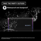 Sony ULT Field 5 Wireless Portable Bluetooth Speaker, IP67 Waterproof, and