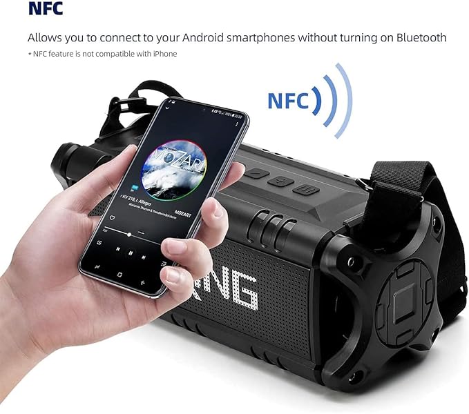 W-KING Bluetooth Speaker, 90W Max Loud Portable Speakers Bluetooth Wireless