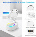Wireless Induction Audio Bluetooth Speaker 5in1 Phone Holder Emergency