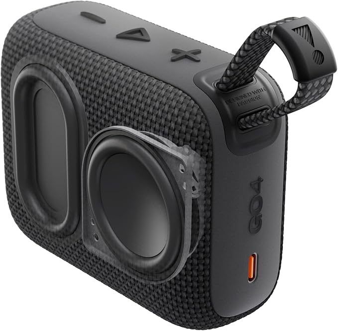 JBL Go 4 - Ultra-Portable, Waterproof and Dustproof Bluetooth Speaker, Big JBL