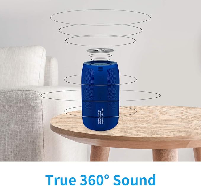 Bluetooth Speaker, MusiBaby Wireless, Waterproof, Portable Speaker, Dual Pairing
