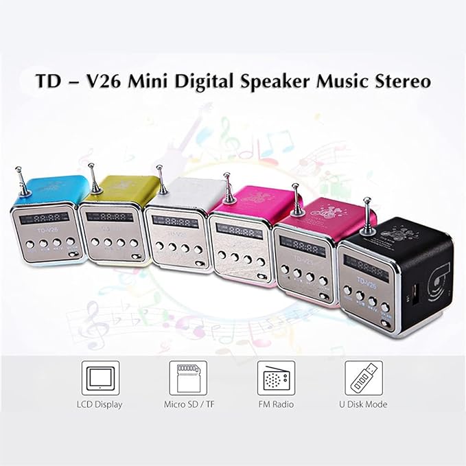 Mini Bluetooth Speaker, Etigood Wireless Music Player Portable FM Radio
