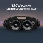 ZEALOT Bluetooth Speaker, 120W Wireless Outdoor Speaker