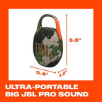 JBL Clip 5 - Ultra-Portable, Waterproof & Dustproof Bluetooth Speaker, Big Pro