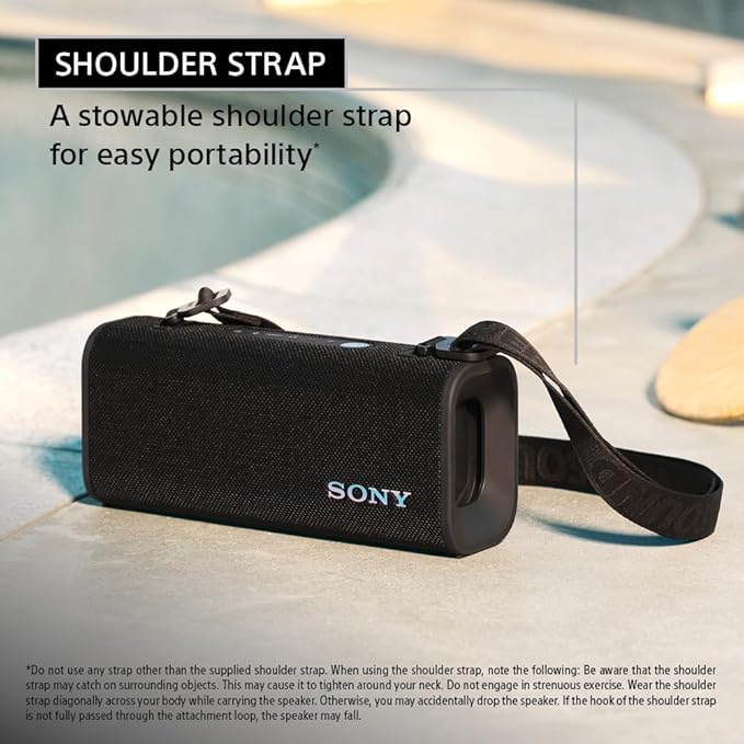 Sony ULT Field 3 Wireless Portable Bluetooth Speaker, IP67 Waterproof, and