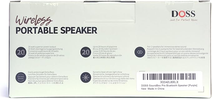 DOSS SoundBox Pro Bluetooth Speaker