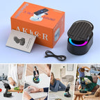 Wireless Induction Audio Bluetooth Speaker 5in1 Phone Holder Emergency