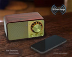 FM Radio with Bluetooth Retro Bluetooth Speaker Vintage Radio with SD/USB