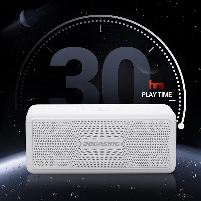 BOGASING Bluetooth Speakers, M5 Portable Wireless Speaker