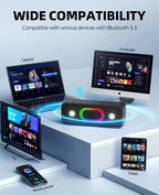 OHAYO Bluetooth Speaker, Wireless Portable Outdoor Speakers, Bold Sound and