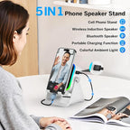 Wireless Induction Speaker 5-in-1 Bluetooth Speaker