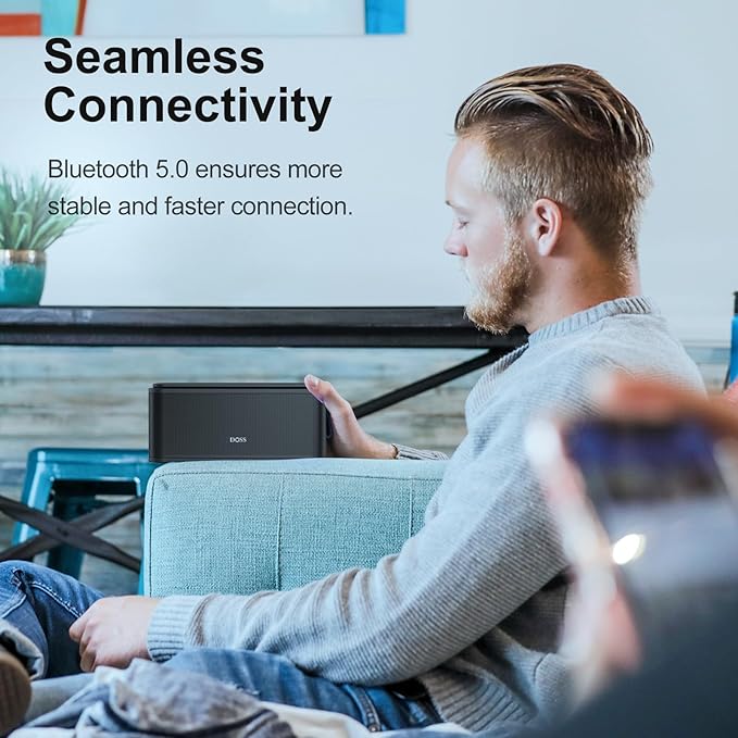 DOSS SoundBox Touch Wireless Bluetooth Speaker