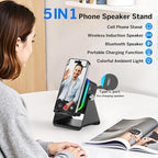 Wireless Induction Speaker 5-in-1 Bluetooth Speaker