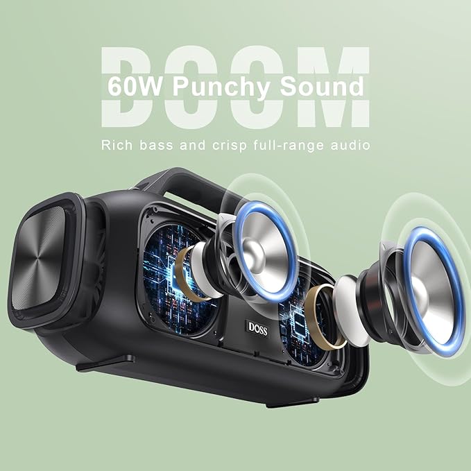 DOSS Extreme Boom Outdoor Bluetooth Speaker