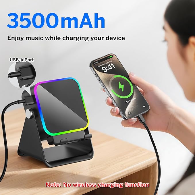 Wireless Induction Speaker 5-in-1 Bluetooth Speaker