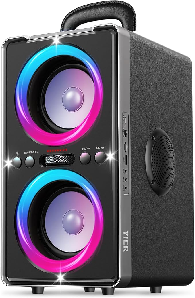 Bluetooth Speaker, 200W Loud Stereo