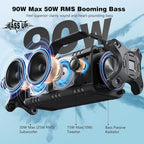 W-KING 90W Peak 50W RMS Powerful Bluetooth Speaker