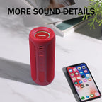 SOWO Portable Bluetooth Speaker, Waterproof IPX7, 25W Loud Wirelss Speaker