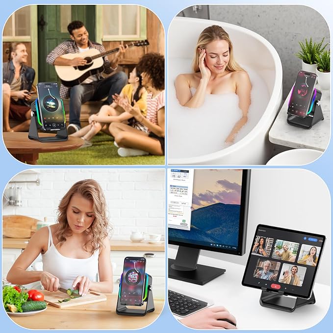 Wireless Induction Speaker 5-in-1 Bluetooth Speaker