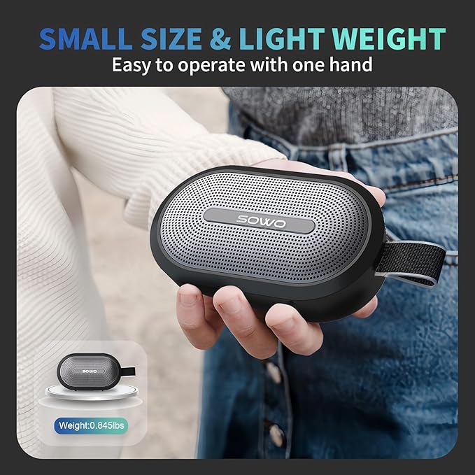 SOWO Wireless Portable Small Speaker, Ultra Magnetic Bluetooth Speaker