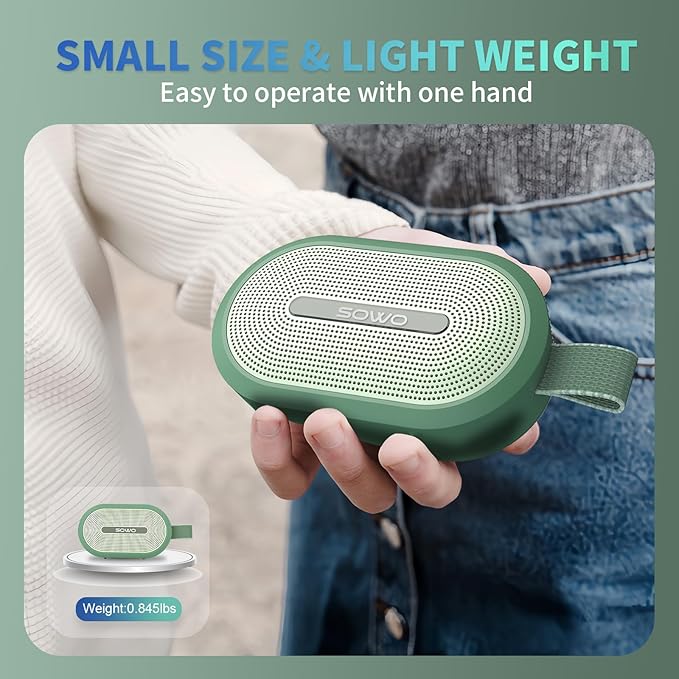 SOWO Wireless Portable Small Speaker, Ultra Magnetic Bluetooth Speaker