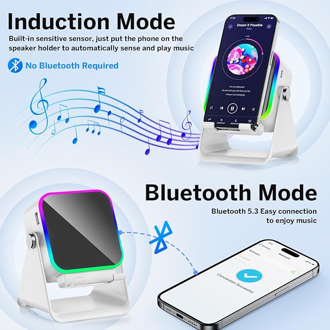 Wireless Induction Speaker 5-in-1 Bluetooth Speaker