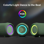 Passau Portable Bluetooth Speakers 40W Peak Loud Stereo Sound, Passive