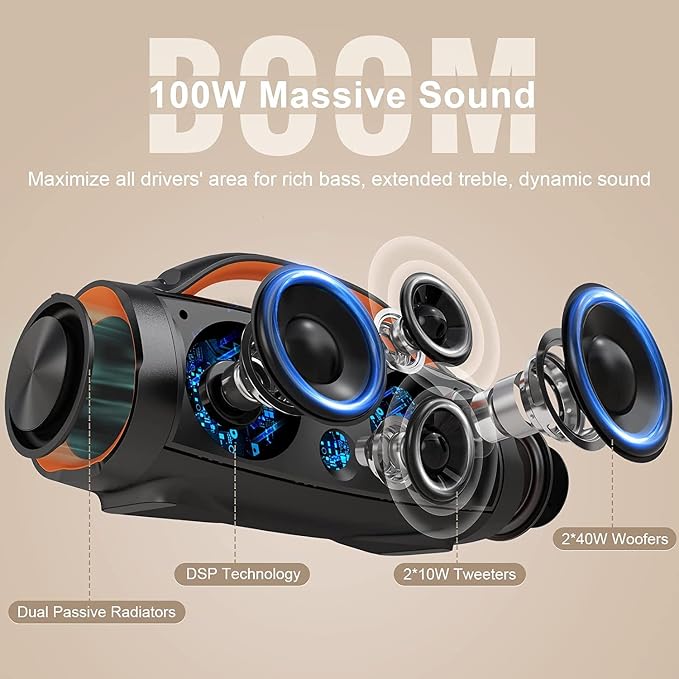 DOSS Extreme Boom Pro Bluetooth Speaker