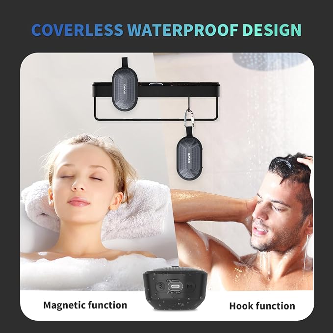 SOWO Wireless Portable Small Speaker, Ultra Magnetic Bluetooth Speaker