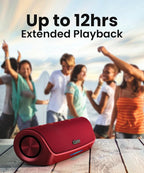 Cleer Scene Portable Bluetooth Speaker, IPX7 Waterproof, Powerful Sound and