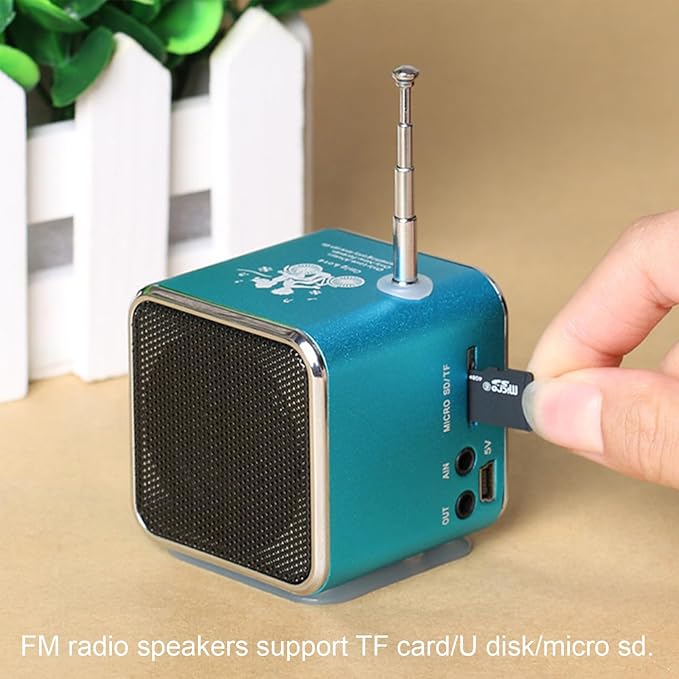 Mini Bluetooth Speaker, Etigood Wireless Music Player Portable FM Radio