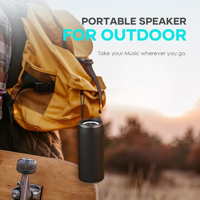 Bluetooth Speaker IPX6 Waterproof.Musibaby M88pro