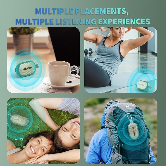 SOWO Wireless Portable Small Speaker, Ultra Magnetic Bluetooth Speaker