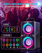 Bluetooth Speaker, 200W Loud Stereo