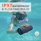 SOWO Portable Bluetooth Speaker, IPX7 Waterproof Wireless Bluetooth Speaker