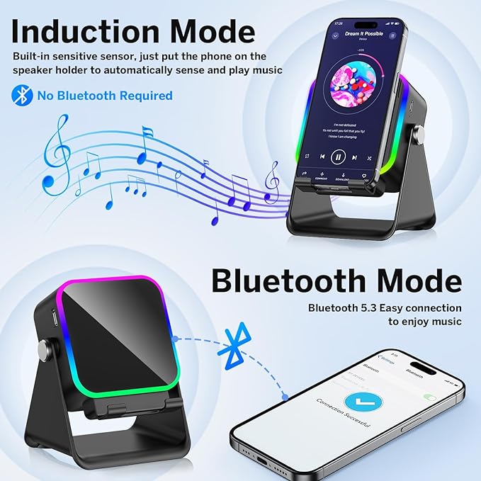 Wireless Induction Speaker 5-in-1 Bluetooth Speaker