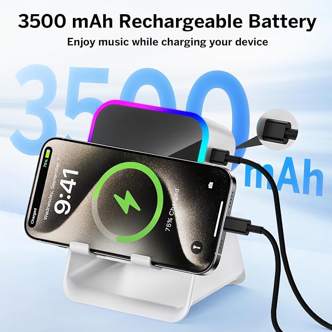 Wireless Induction Speaker 5-in-1 Bluetooth Speaker