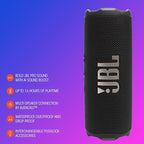 JBL Flip 7 - Portable Waterproof and Drop-Proof Speaker, Bold JBL Pro Sound