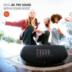JBL Charge 6 - Portable Waterproof & Drop-Proof Bluetooth Speaker, Bold JBL Pro