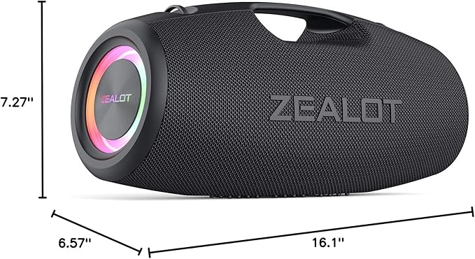 ZEALOT Bluetooth Speaker, 120W Wireless Outdoor Speaker