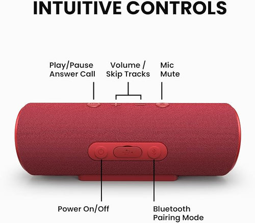 Cleer Scene Portable Bluetooth Speaker, IPX7 Waterproof, Powerful Sound and