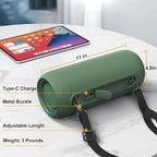 Passau Portable Bluetooth Speakers 40W Peak Loud Stereo Sound, Passive