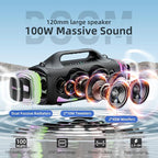 ZEALOT Bluetooth Speaker, 110W Peak Booming Sound Speakers Wireless, Dual