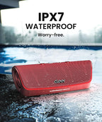 Cleer Scene Wireless Bluetooth Speaker, Stereo Wireless Pairing, Waterproof IPX7
